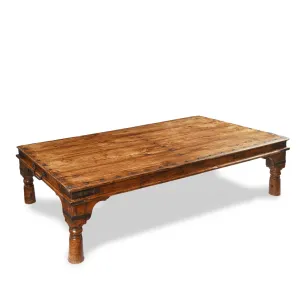 Takhat Coffee Table From Shekhawati - 19th Century