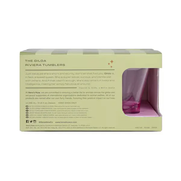 The Gilda Tumbler - Lilac