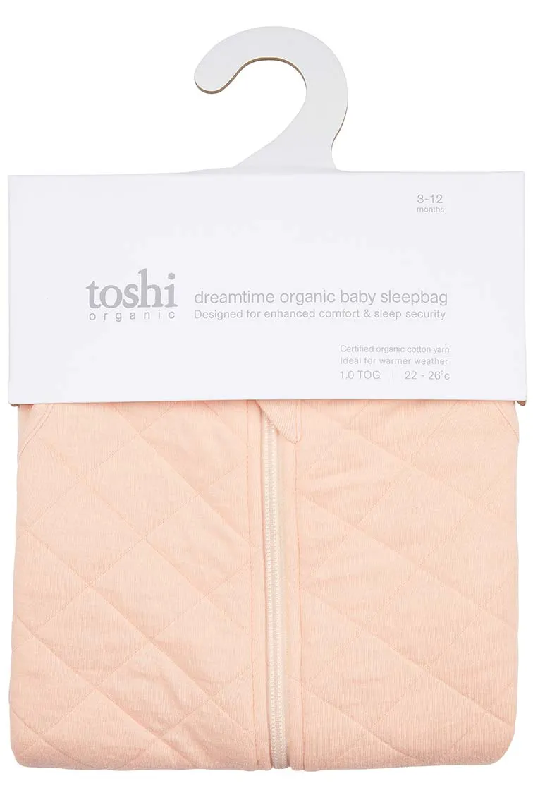 Toshi Dreamtime Organic Sleeveless Sleep Bag - Blush