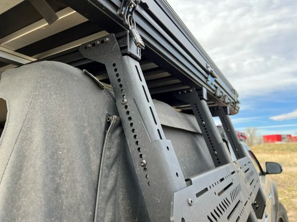 upTOP Overland Tacoma Soft Top Compatible TRUSS Bed Rack - 2005-2023