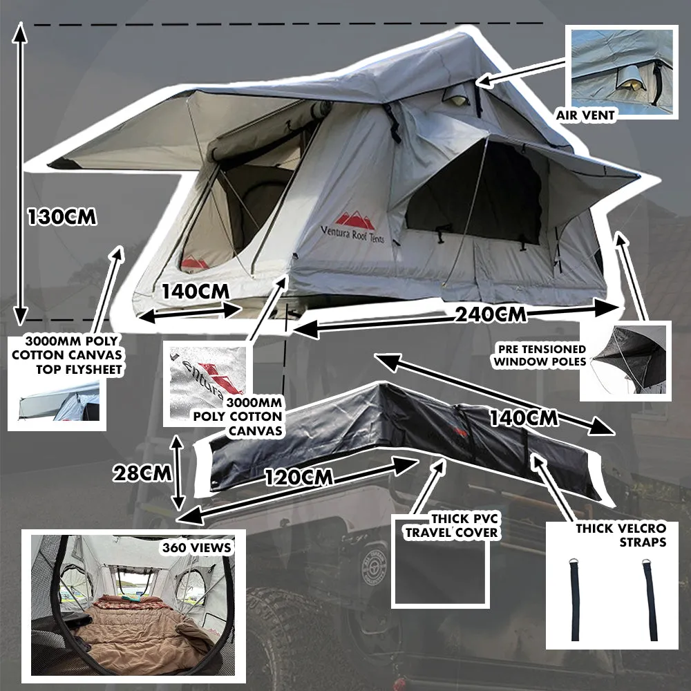 Ventura Deluxe 1.4 Roof Top Tent   270 Awning