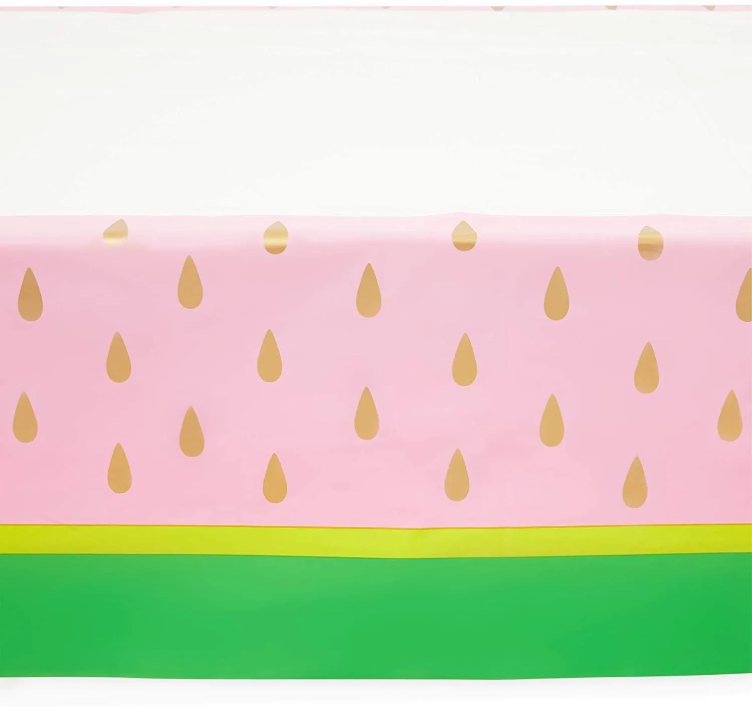 Watermelon Plastic Table Covers (54 x 108 in, 3 Pack)