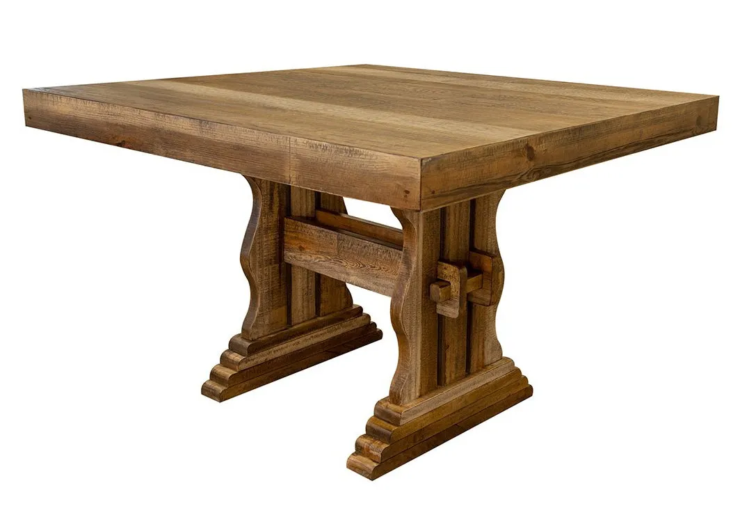 Westwood Farmhouse Style Counter Height Square Dining Table