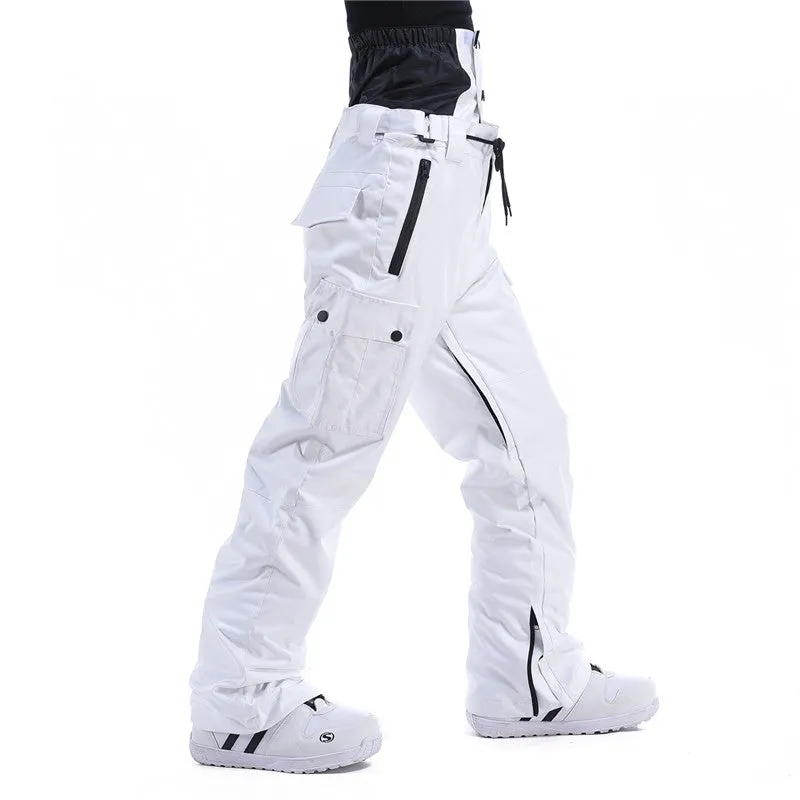Women's RIIVIYELE Winter Sky Cargo Snow Pants Bibs