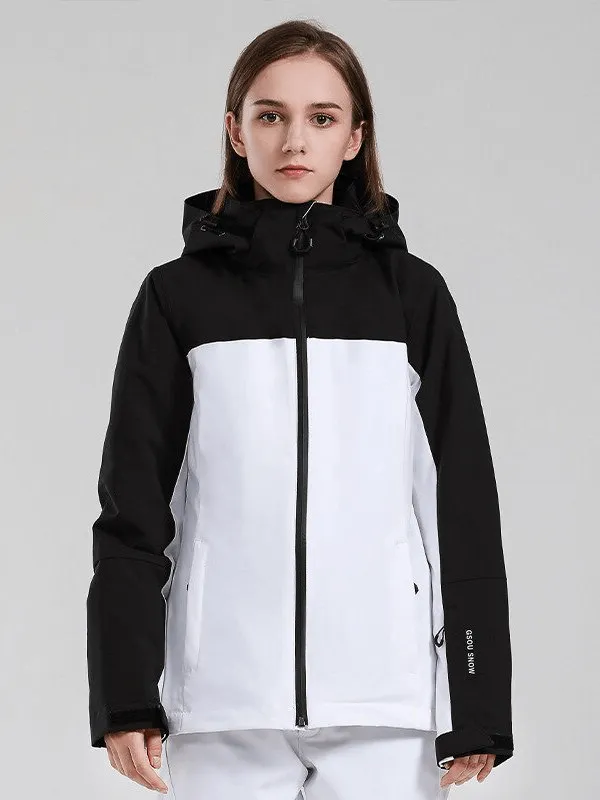 Women's Windproof Waterproof Breathable Ski Jacket with Hood - SF0924