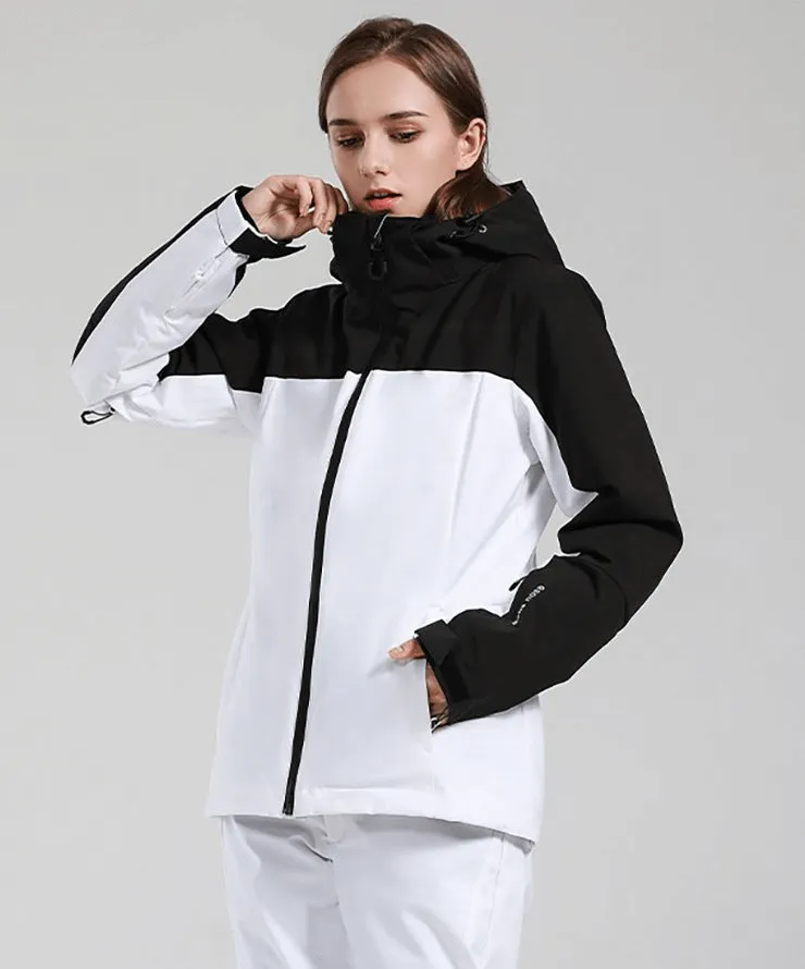 Women's Windproof Waterproof Breathable Ski Jacket with Hood - SF0924