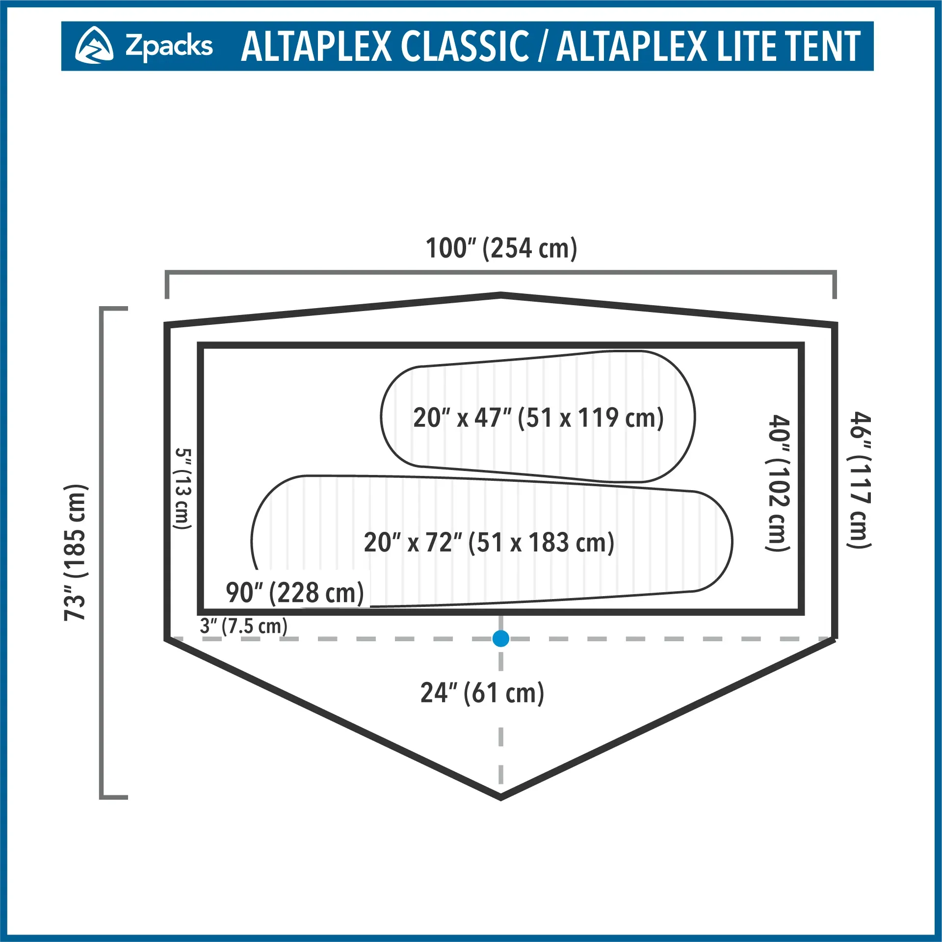 Zpacks Altaplex Classic 1 Person Ultralight Tent